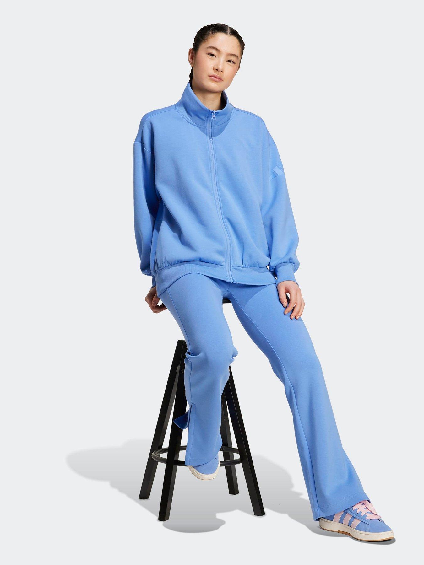 Image 3 of 6 of adidas Sportswear Women's All Szn Soft Lux Flared Pants - Blue