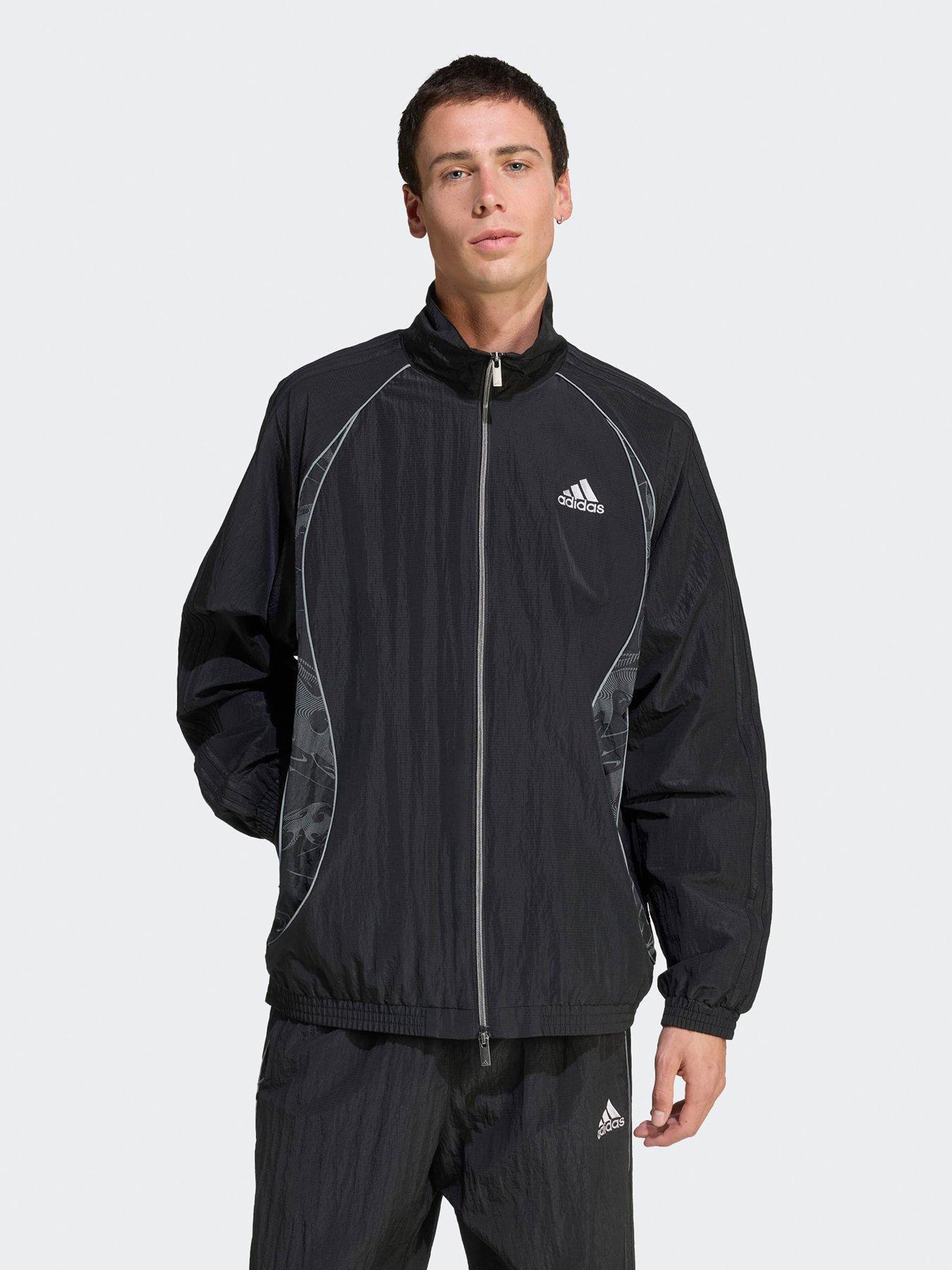 undefined Mens Adlenium Teamgeist Track Top - Black