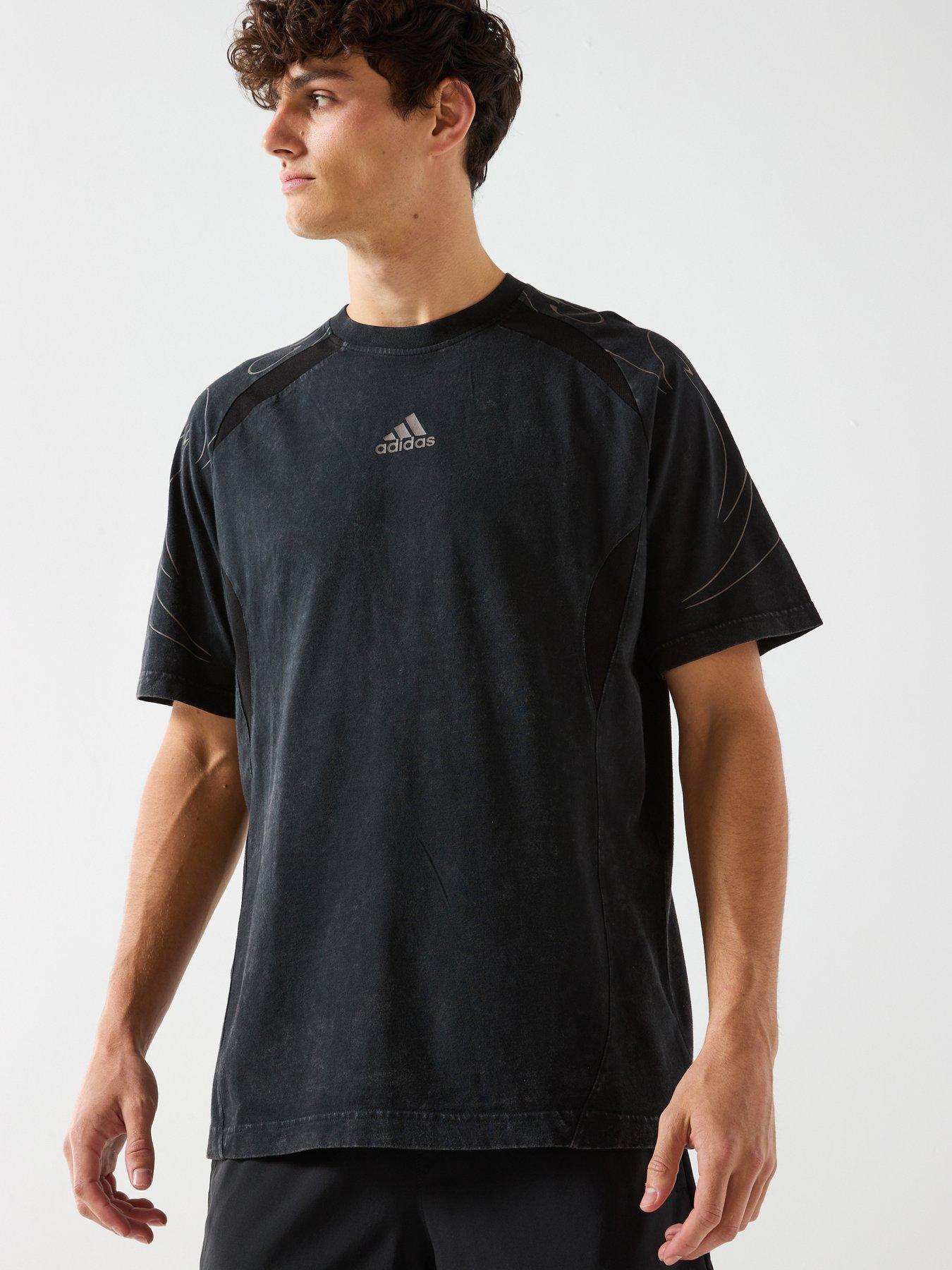  image of adidas-originals-mens-adilenium-teamgeist-short-sleeve-t-shirt-black
