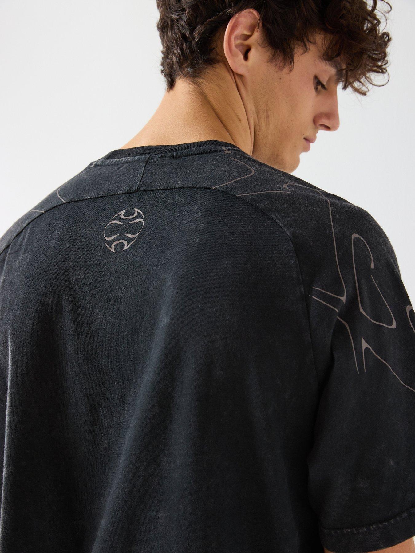  image of adidas-originals-mens-adilenium-teamgeist-short-sleeve-t-shirt-black