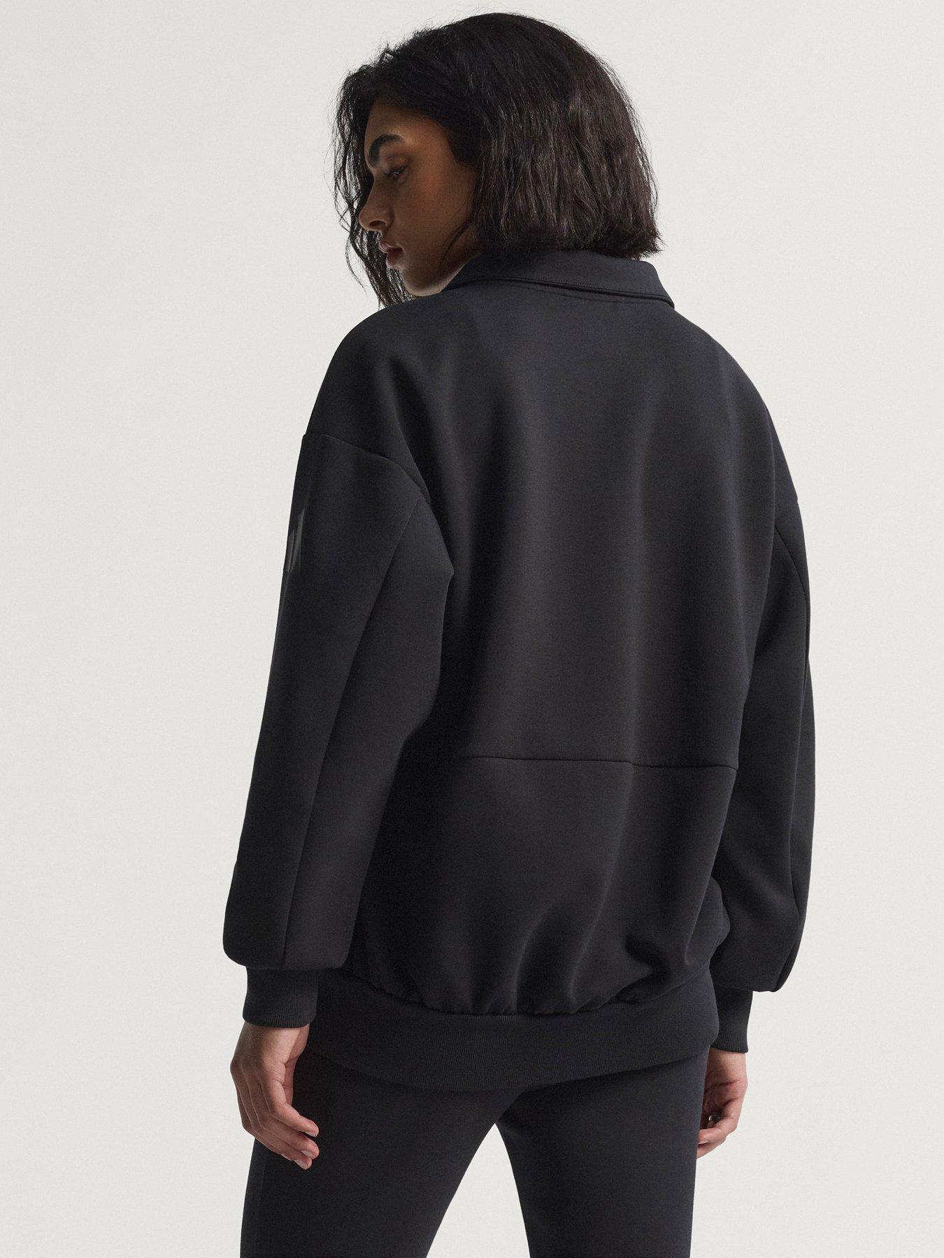 Image 2 of 6 of adidas Sportswear Women's All Szn Soft Lux Loose Full-zip - Black