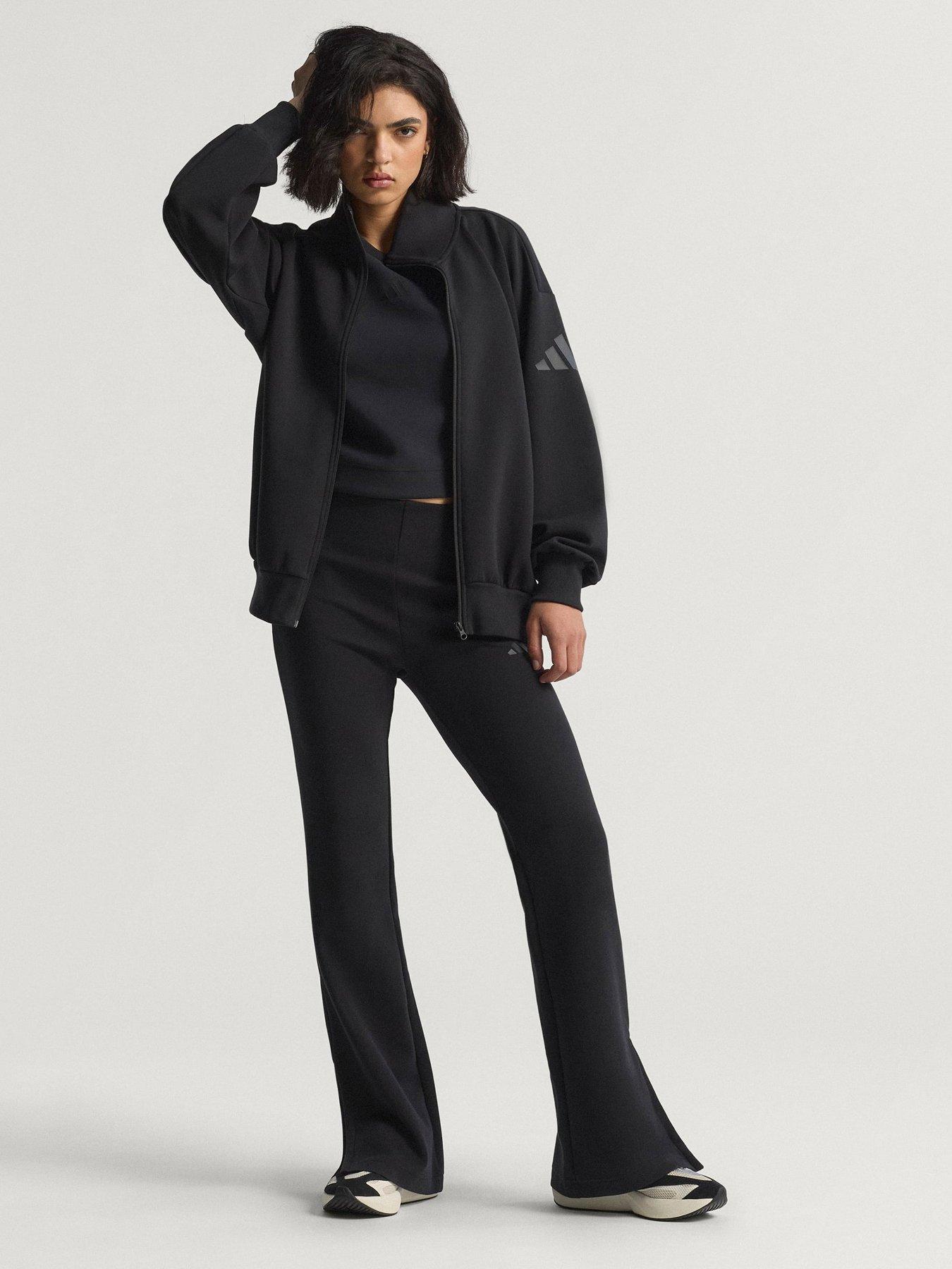 Image 3 of 6 of adidas Sportswear Women's All Szn Soft Lux Loose Full-zip - Black