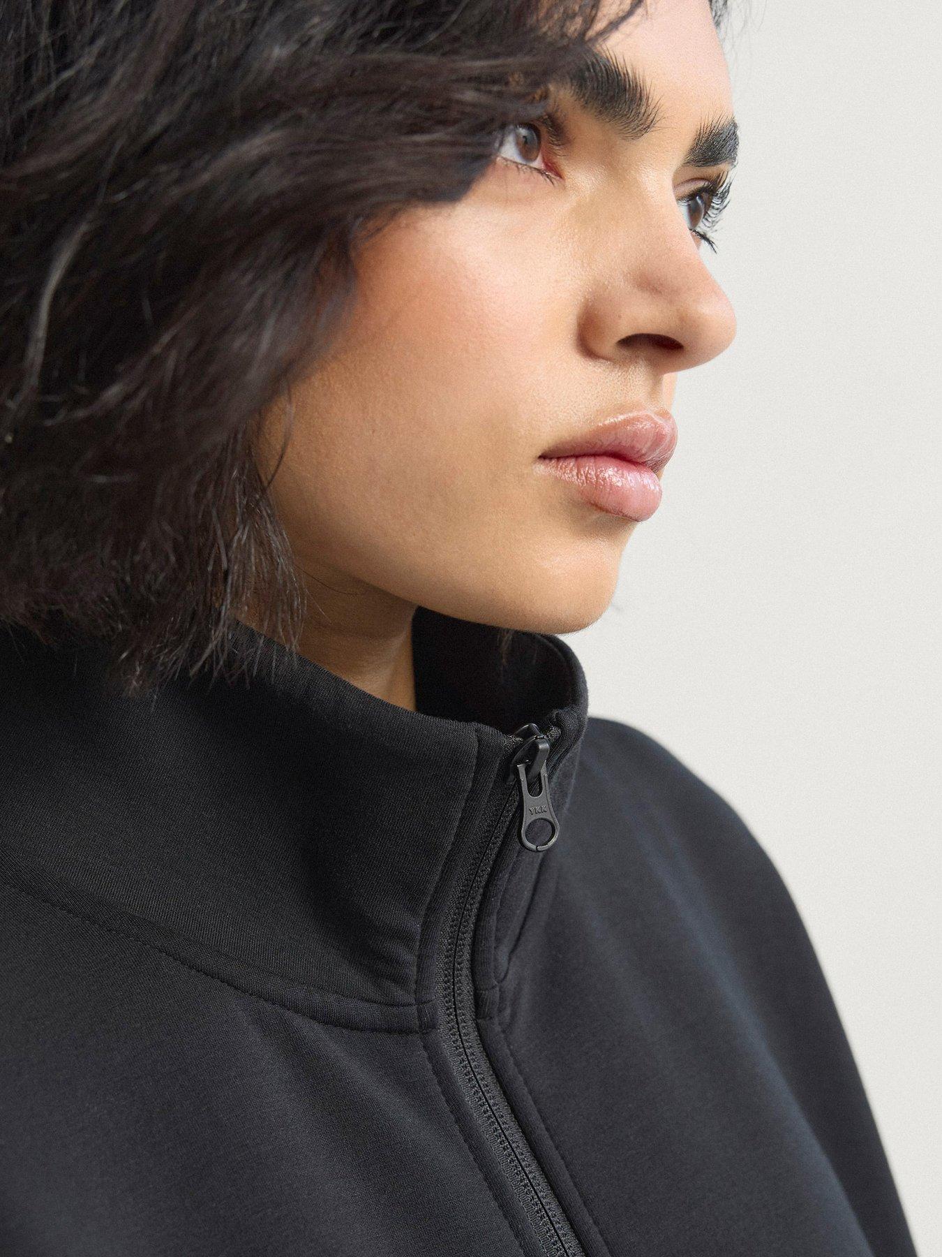 Image 5 of 6 of adidas Sportswear Women's All Szn Soft Lux Loose Full-zip - Black