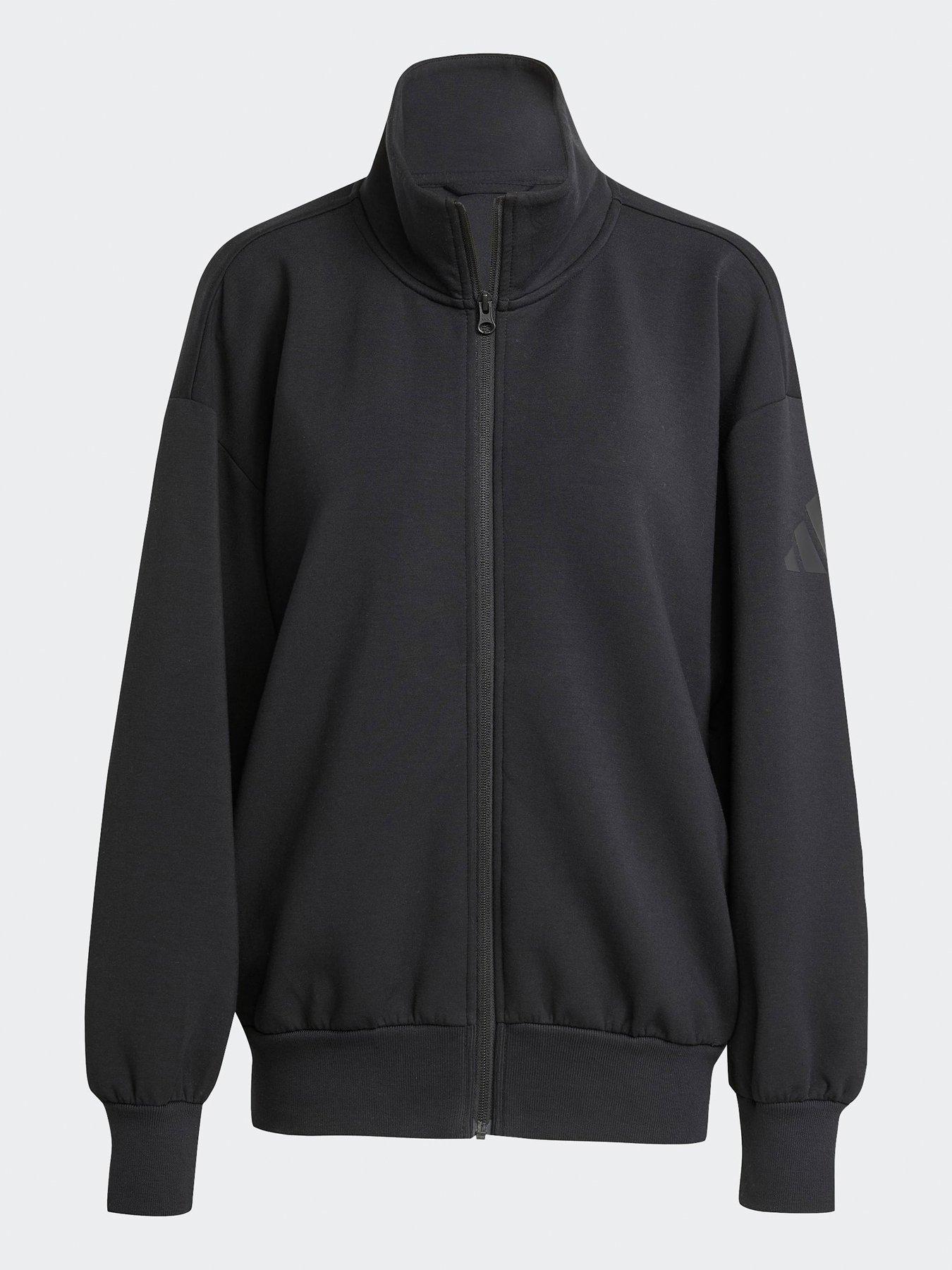 Image 6 of 6 of adidas Sportswear Women's All Szn Soft Lux Loose Full-zip - Black