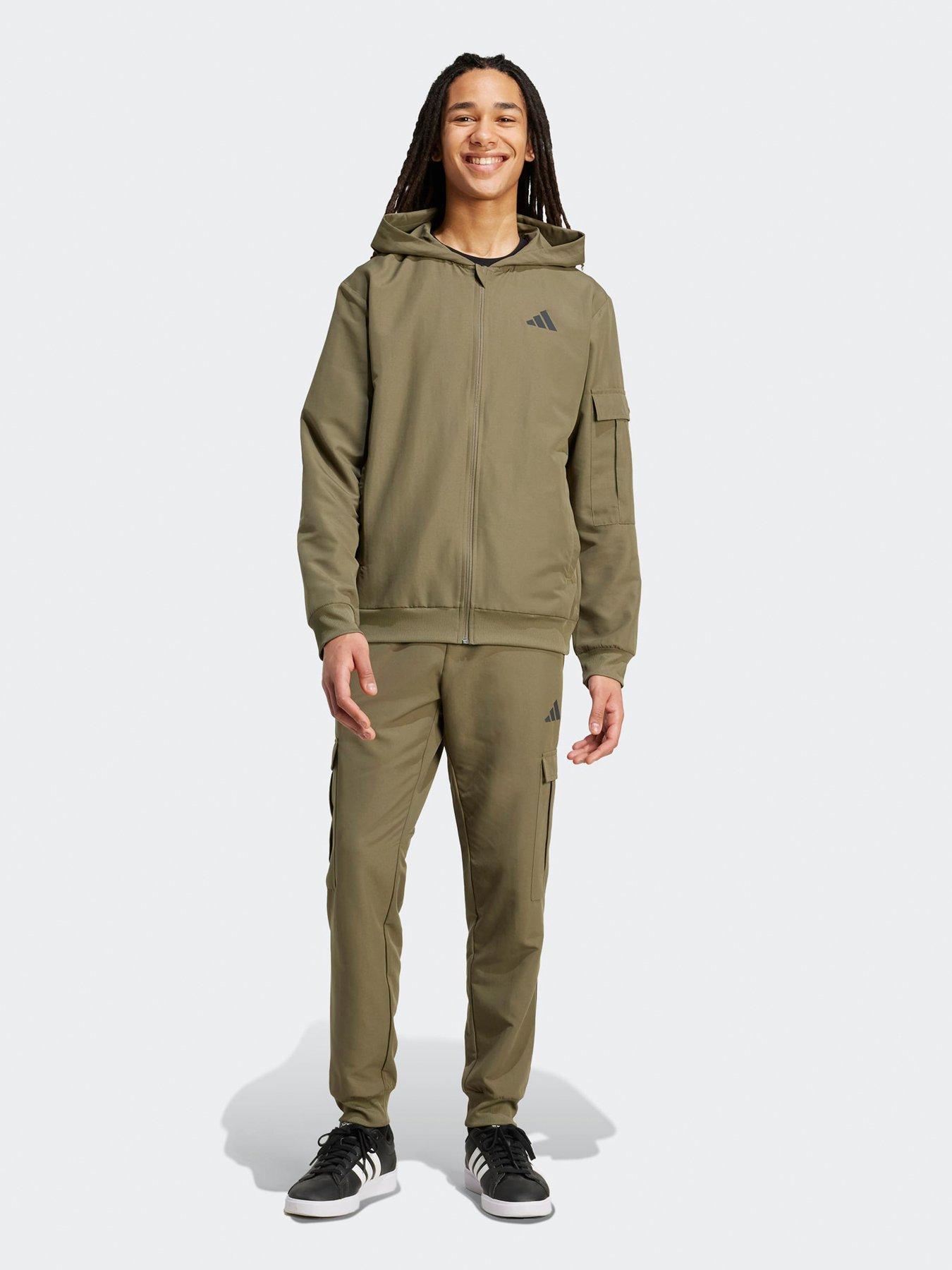 Image 1 of 5 of adidas Sportswear Men's Cargo Tracksuit - Green