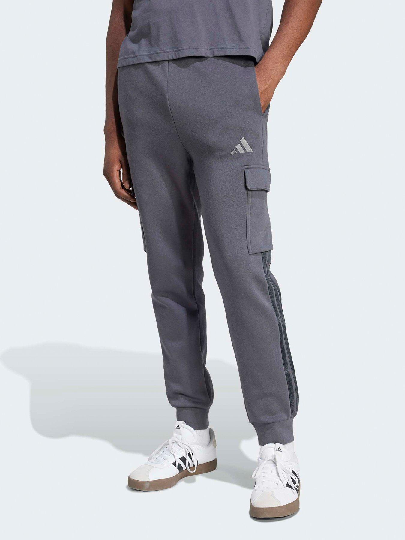 undefined Men's Aop Colourblock Pants - Grey