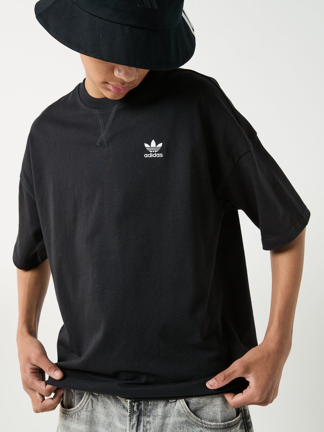 Image 6 of 6 of adidas Originals Junior Unisex Trefoil Essentials T-shirt - Black