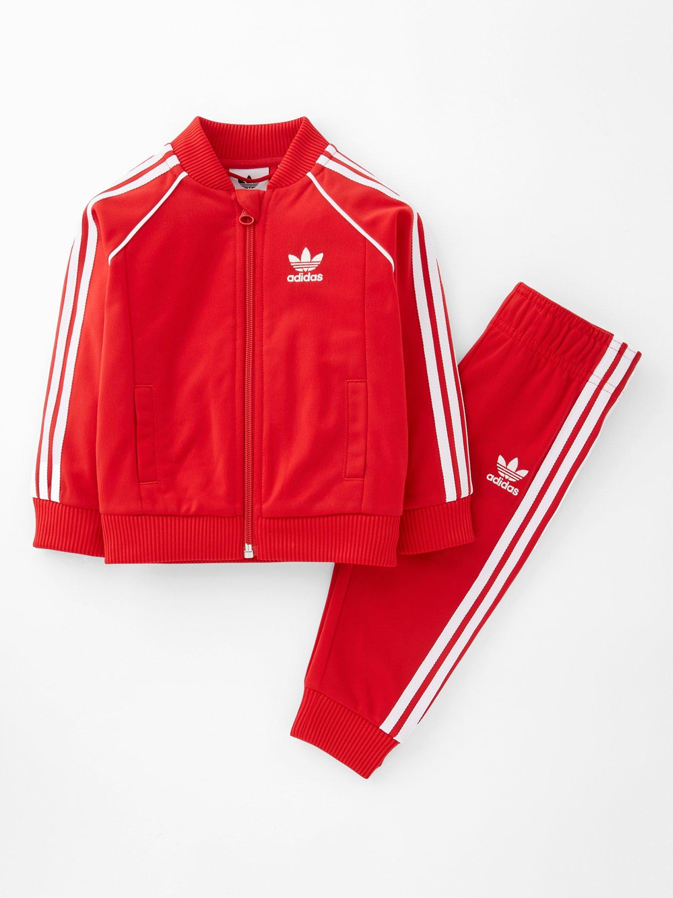 Image 1 of 6 of adidas Originals Infant Unisex Sst Tracksuit - Red