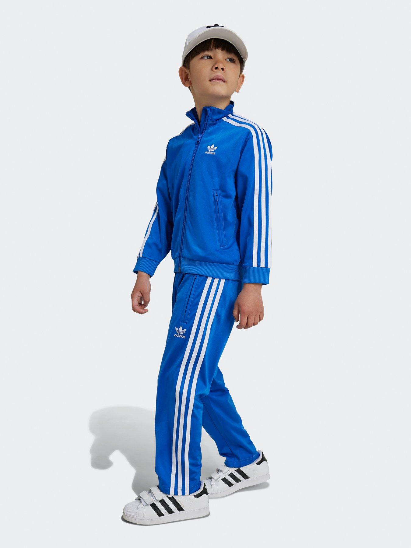 Image 3 of 5 of adidas Originals Kids Unisex Firebird Tracksuit - Blue