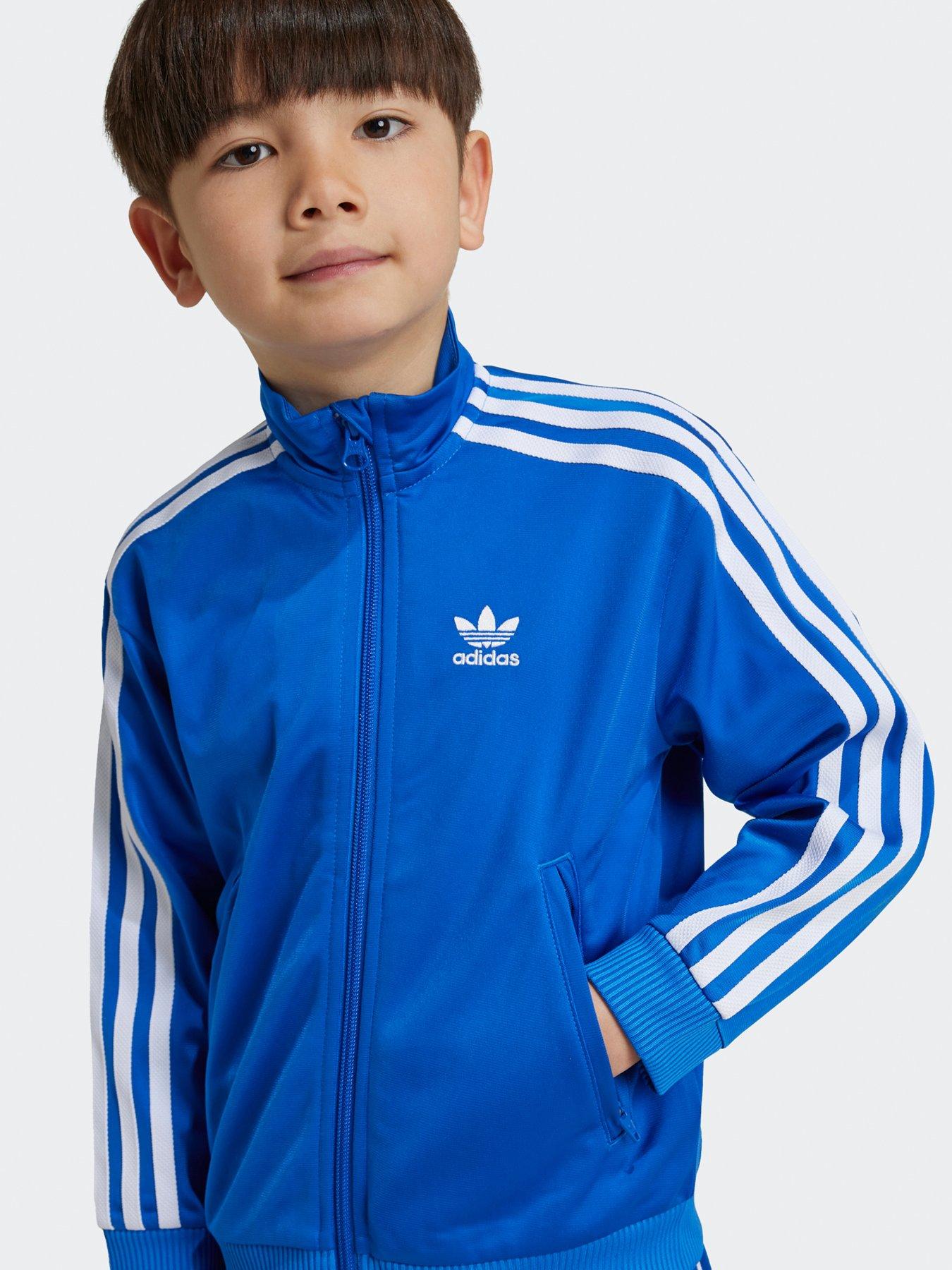 Image 5 of 5 of adidas Originals Kids Unisex Firebird Tracksuit - Blue