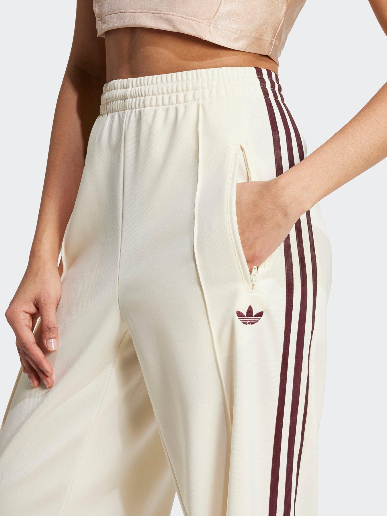 Image 4 of 5 of adidas Originals Womens Firebird Track Pants - Cream