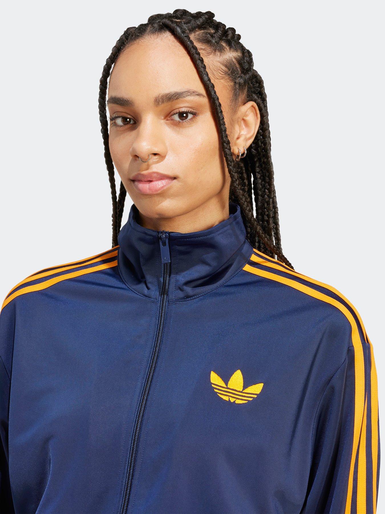 Image 4 of 5 of adidas Originals Women's Adicolor Classic Firebird Loose Track Top - Blue