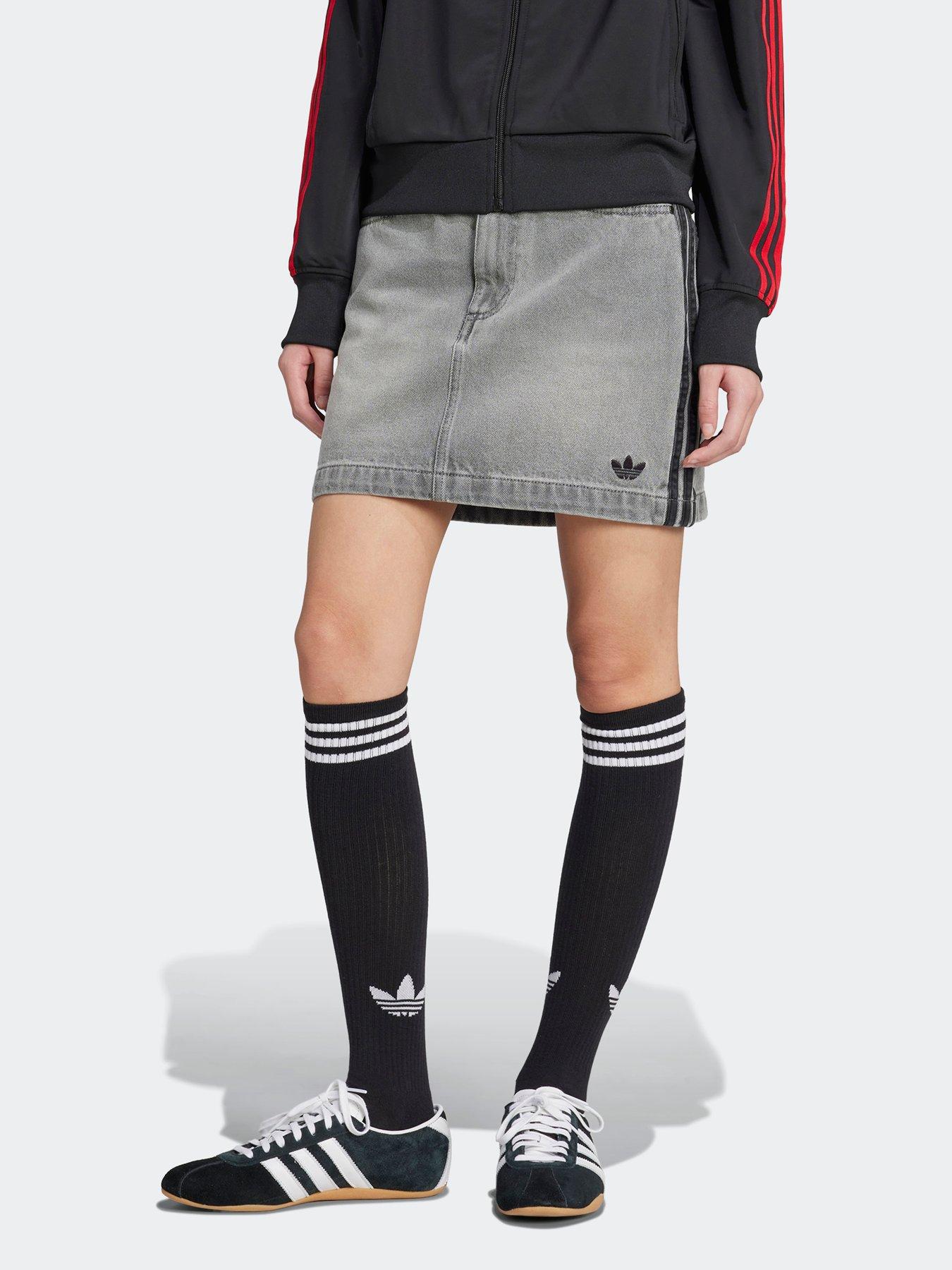 undefined Women's Denim Mini Skirt - Grey