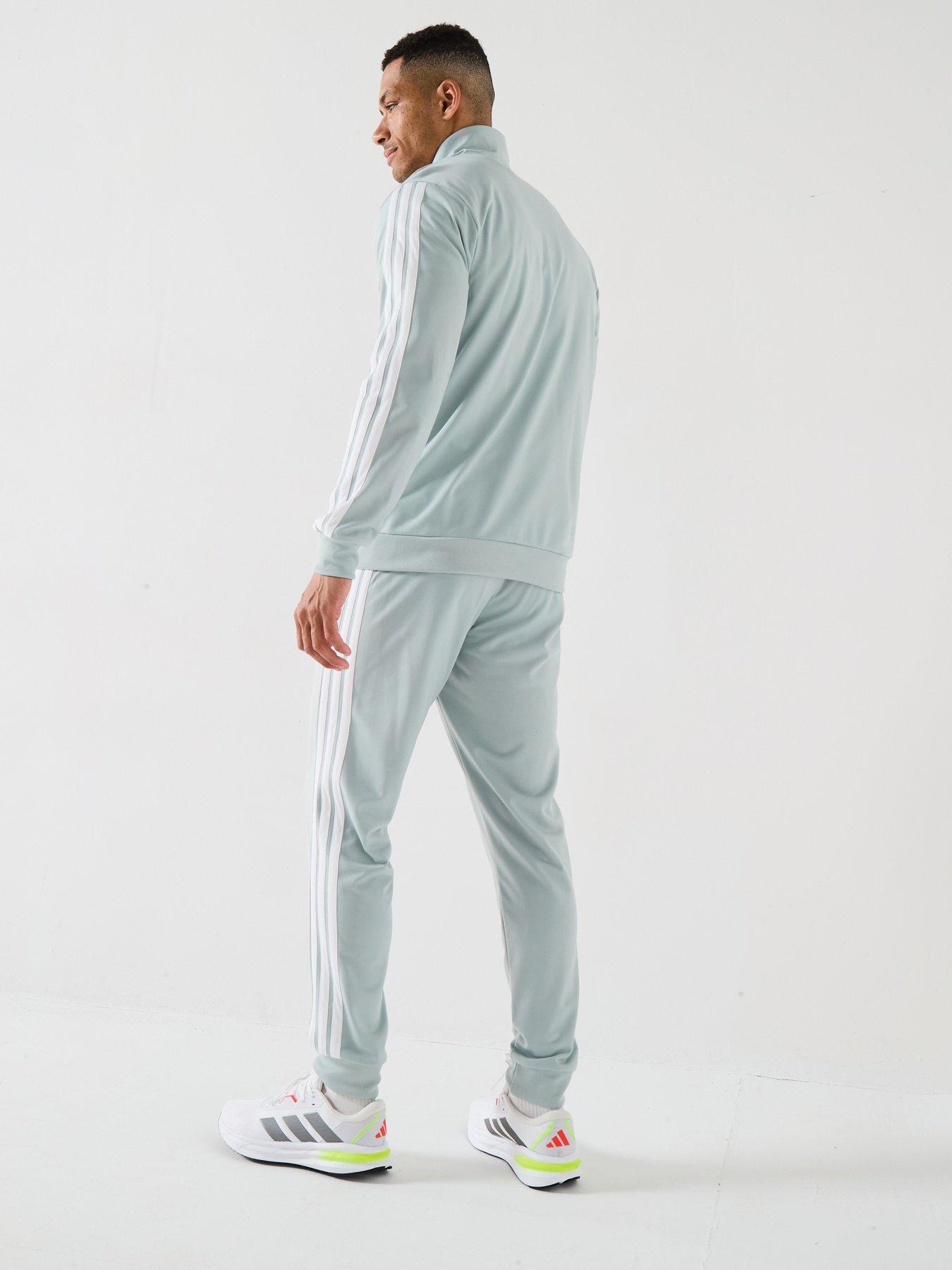 Image 2 of 6 of adidas Sportswear Men's 3 Stripes Tracksuit - Grey
