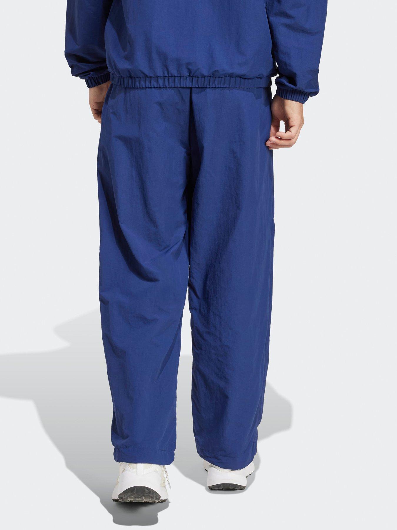 Image 2 of 5 of adidas Sportswear Men's Essential Small Logo Woven Open Hem Pants - Blue
