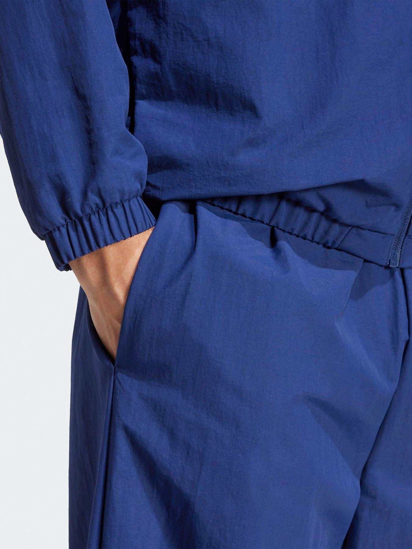 Image 5 of 5 of adidas Sportswear Men's Essential Small Logo Woven Open Hem Pants - Blue