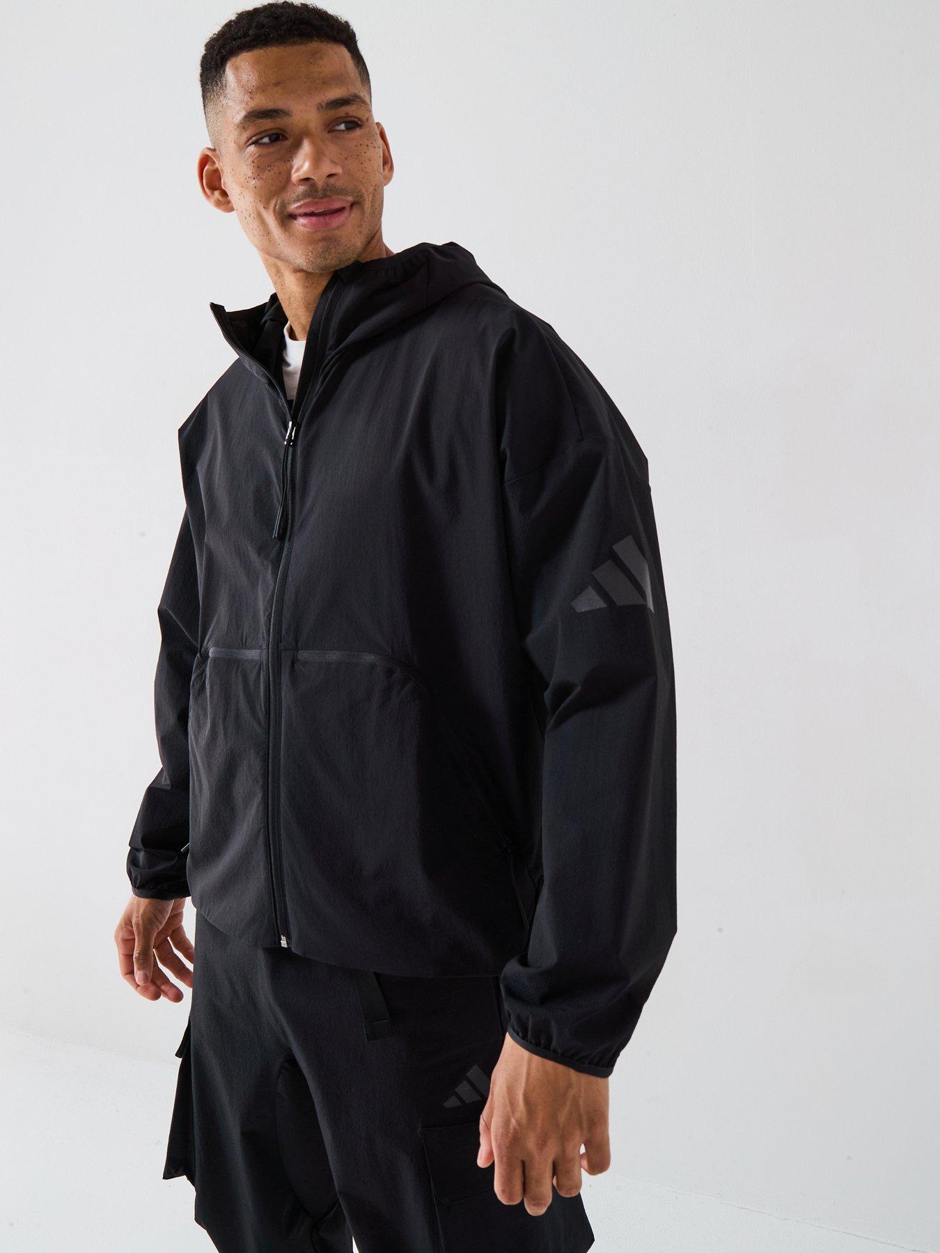 adidas Sportswear Men's Myshelter Windbreaker - Black