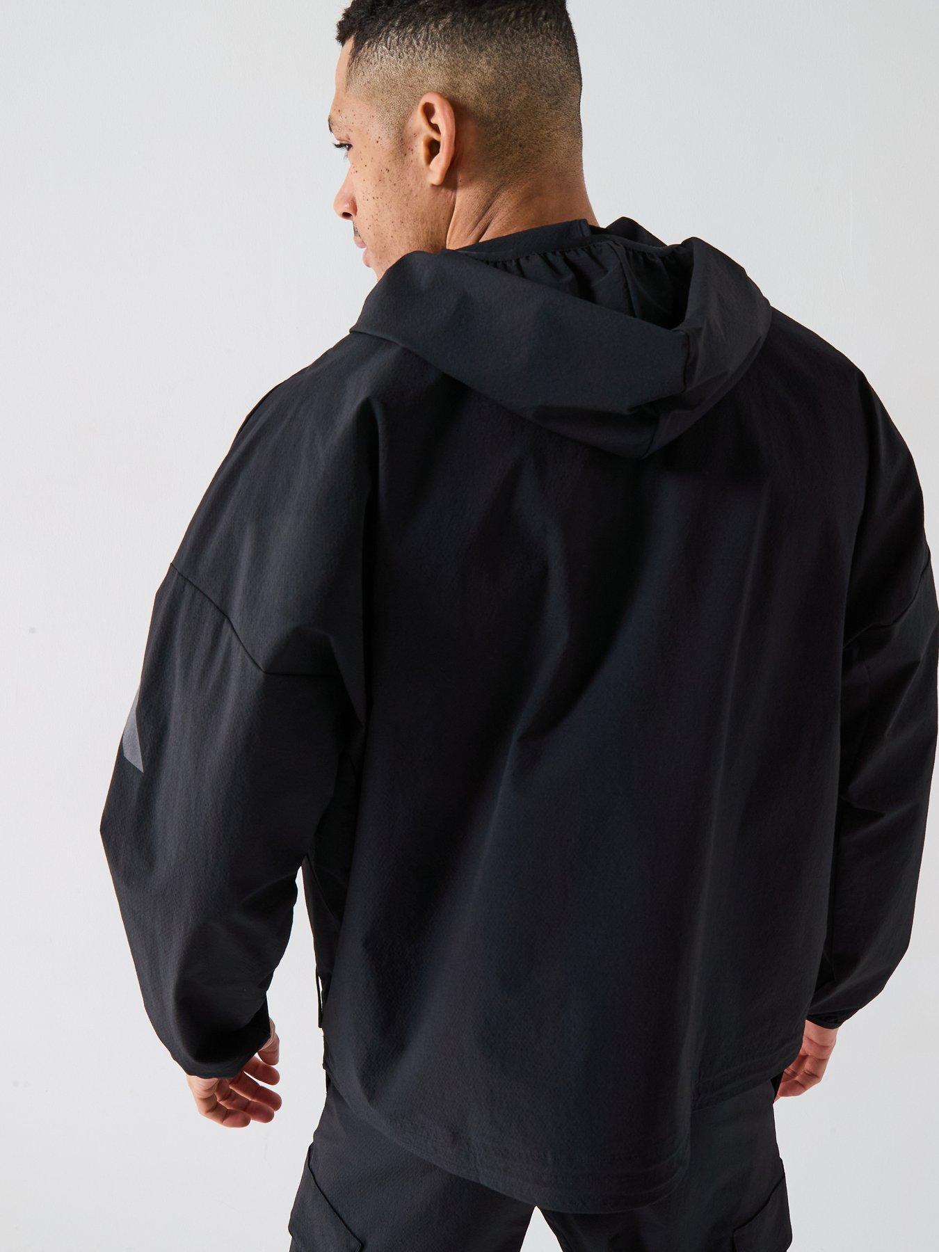  image of adidas-sportswear-mens-myshelter-windbreaker-black