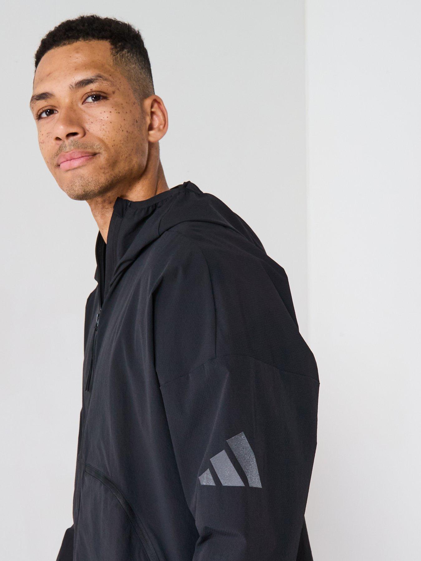  image of adidas-sportswear-mens-myshelter-windbreaker-black