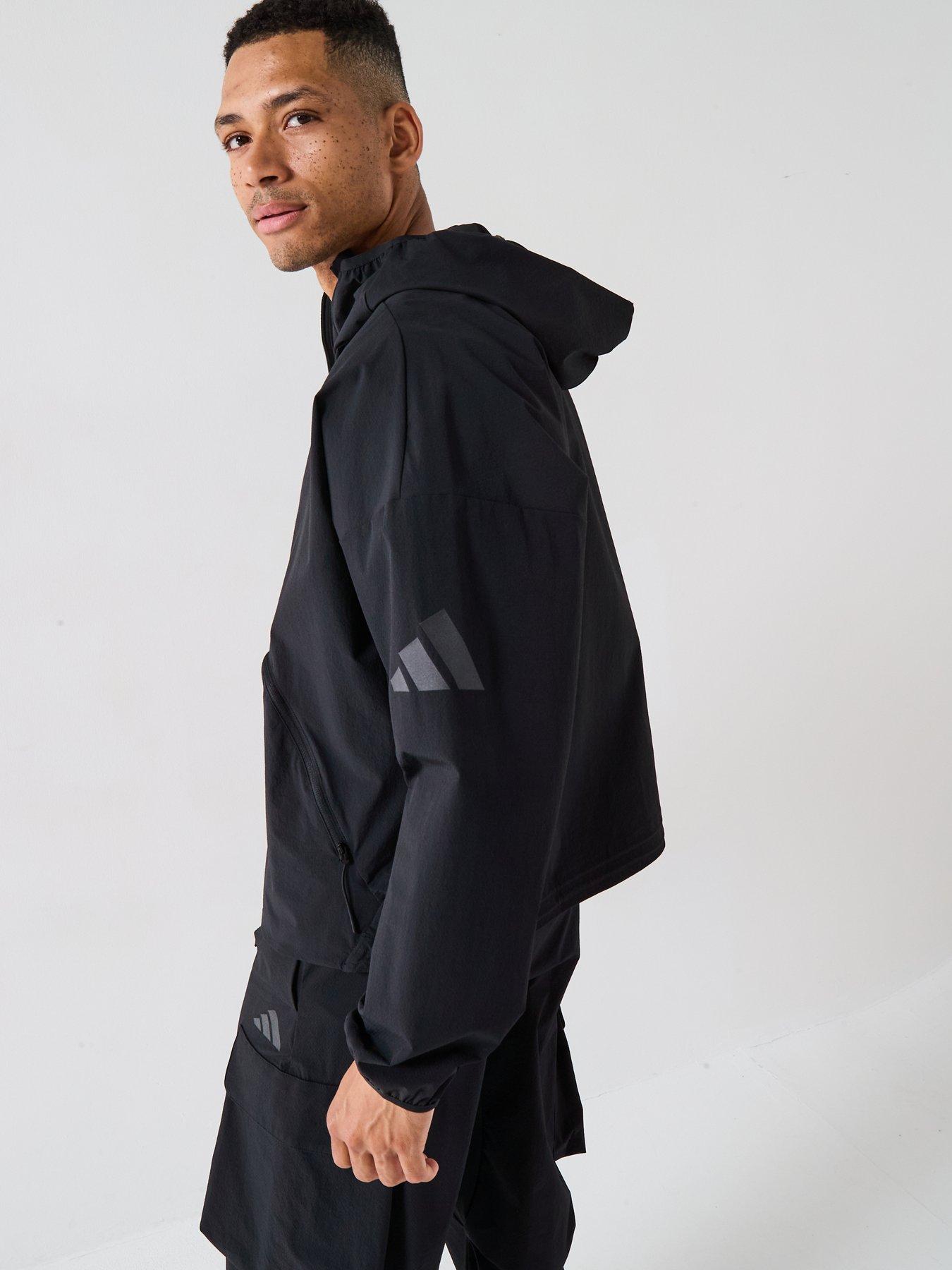  image of adidas-sportswear-mens-myshelter-windbreaker-black