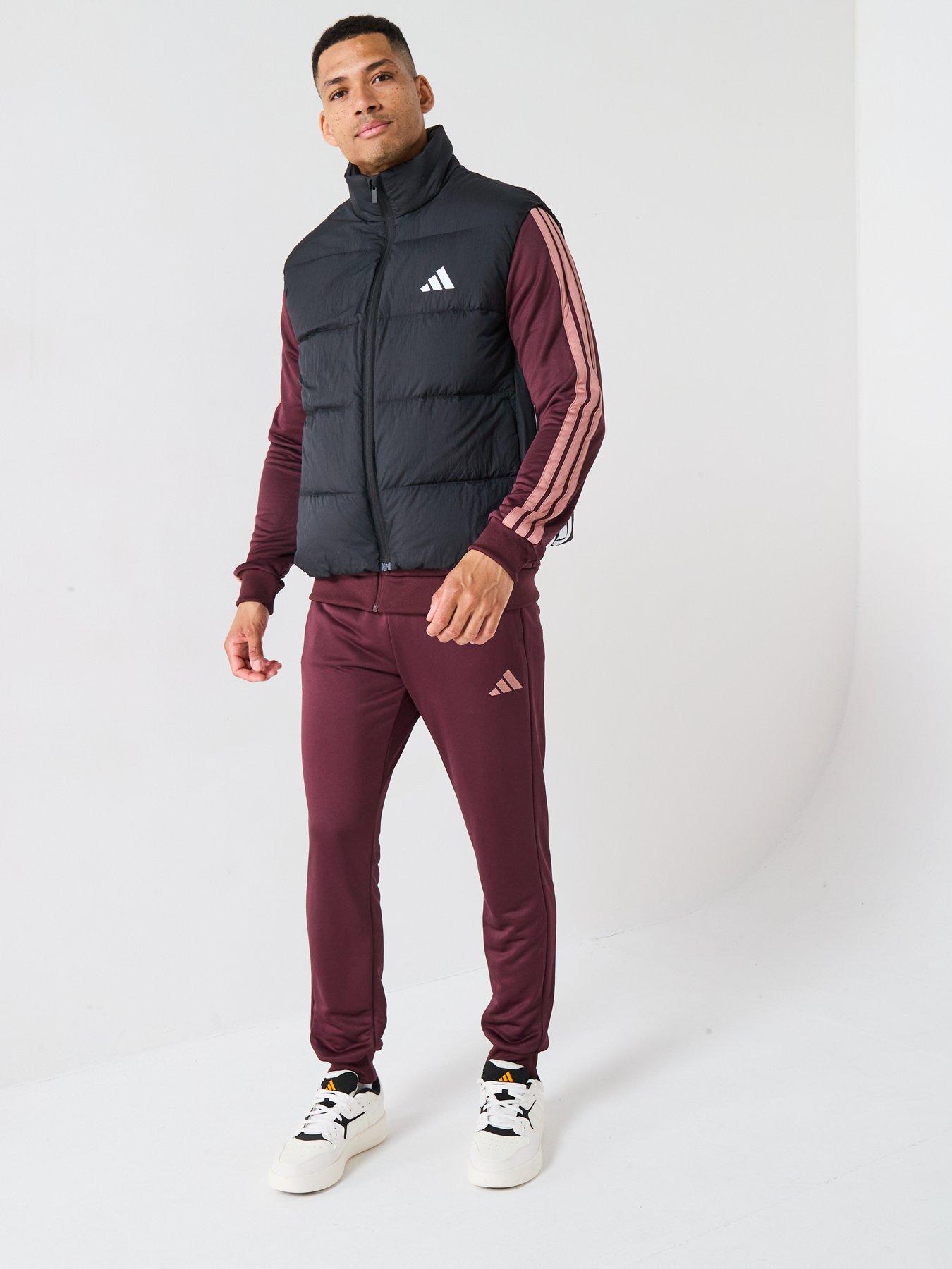  image of adidas-sportswear-mens-essentials-climawarm-3-stripes-down-vest-black