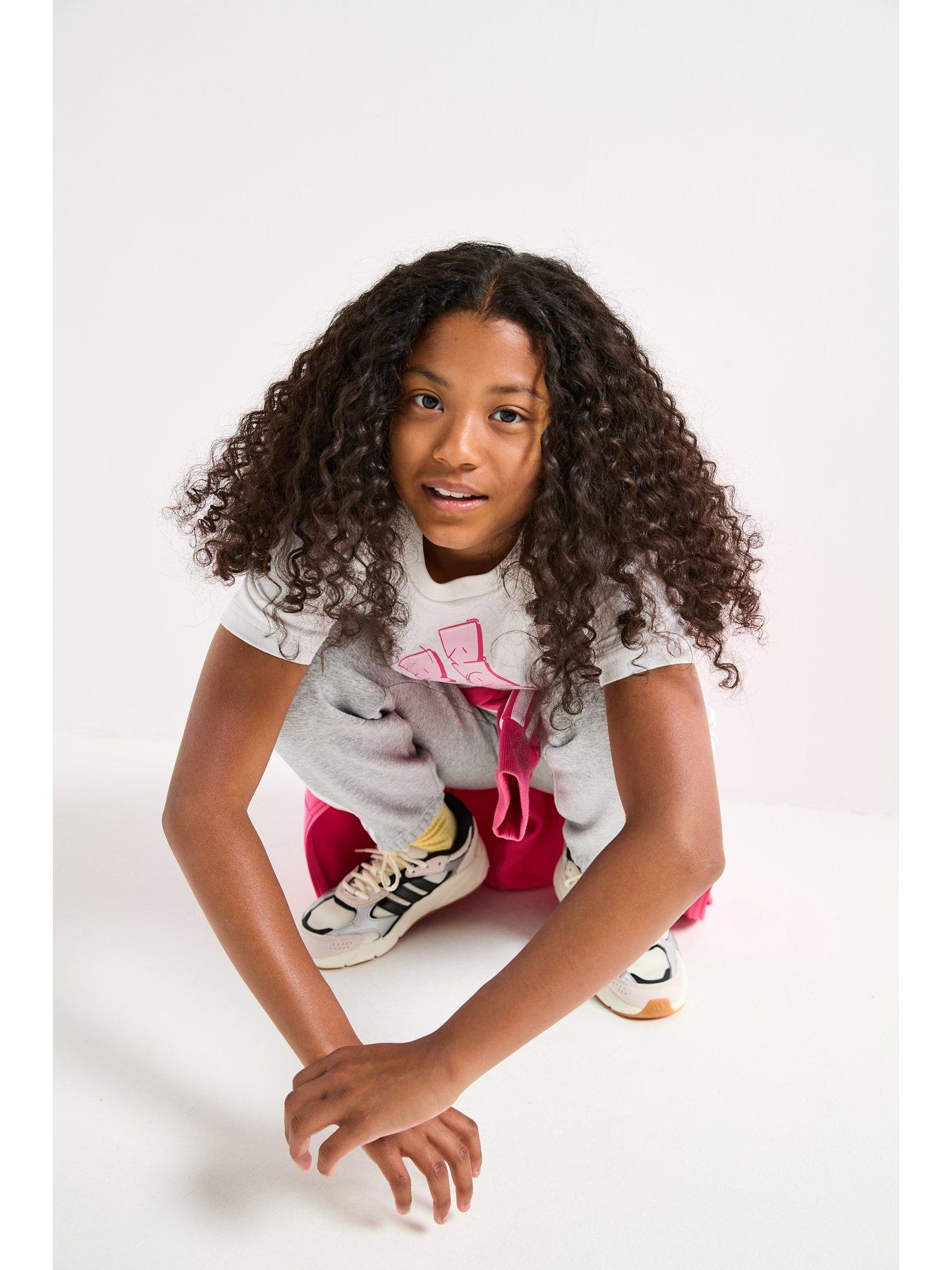  image of adidas-sportswear-junior-unisex-graphic-t-shirt-white