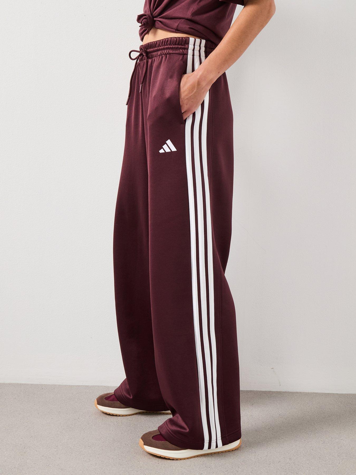 adidas Sportswear Women's Stadium Tracksuit Pants- Aurora Ruby
