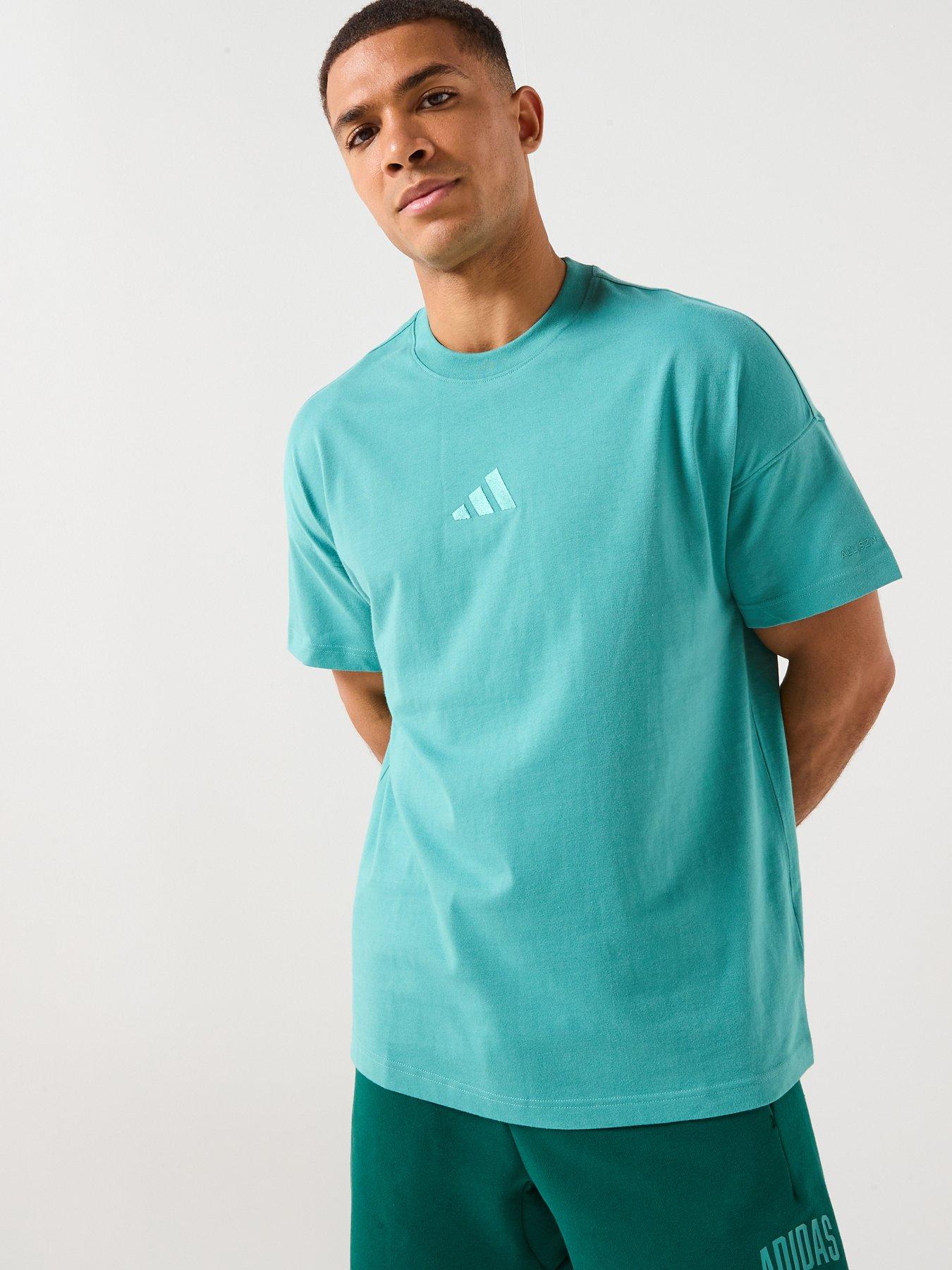 adidas Sportswear Men's All Szn T-Shirt - Turquoise - Blue