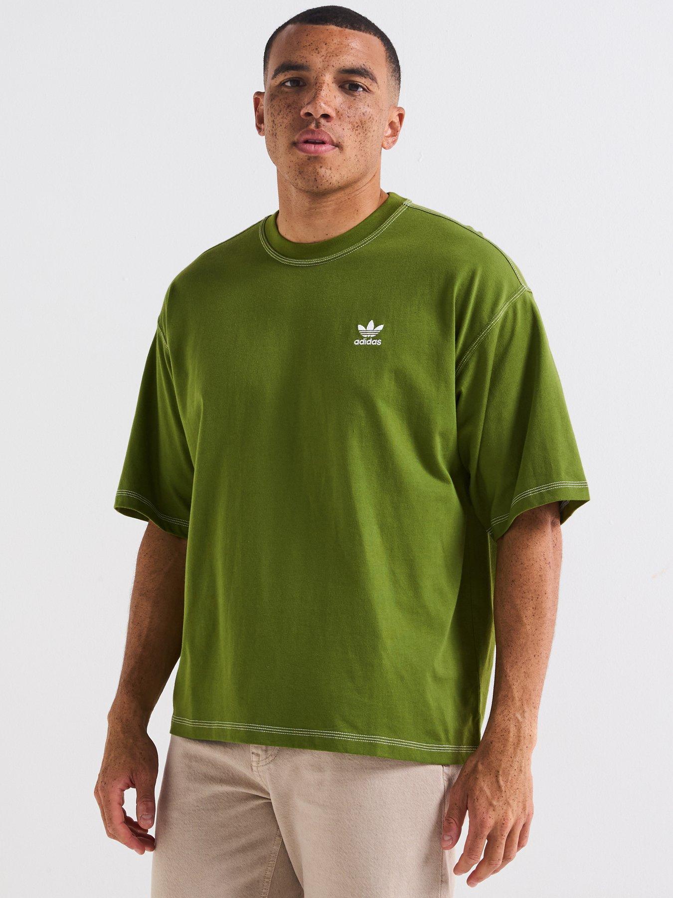 undefined Men's Trefoil Essentials T-Shirt - Green