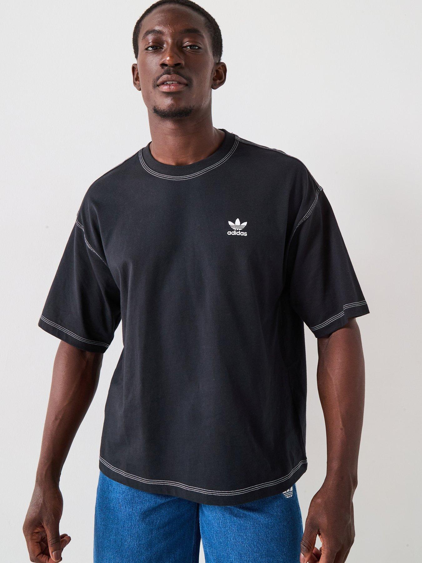 adidas Originals Men's Trefoil Essentials Tee - Black
