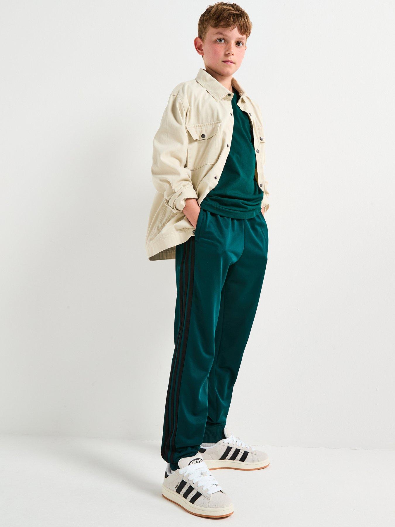 Image 3 of 6 of adidas Originals Junior Unisex Sst Tracksuit Bottoms- Green