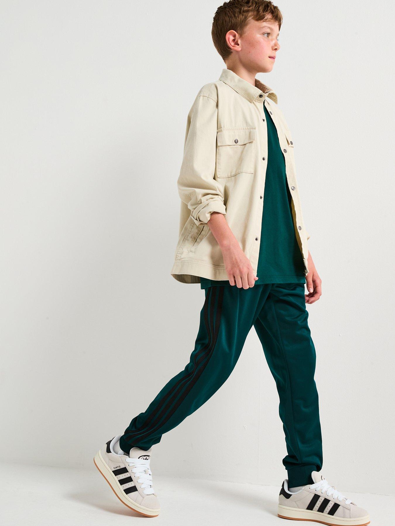 Image 5 of 6 of adidas Originals Junior Unisex Sst Tracksuit Bottoms- Green