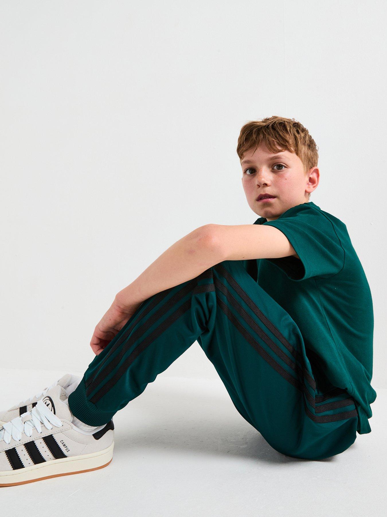 Image 6 of 6 of adidas Originals Junior Unisex Sst Tracksuit Bottoms- Green