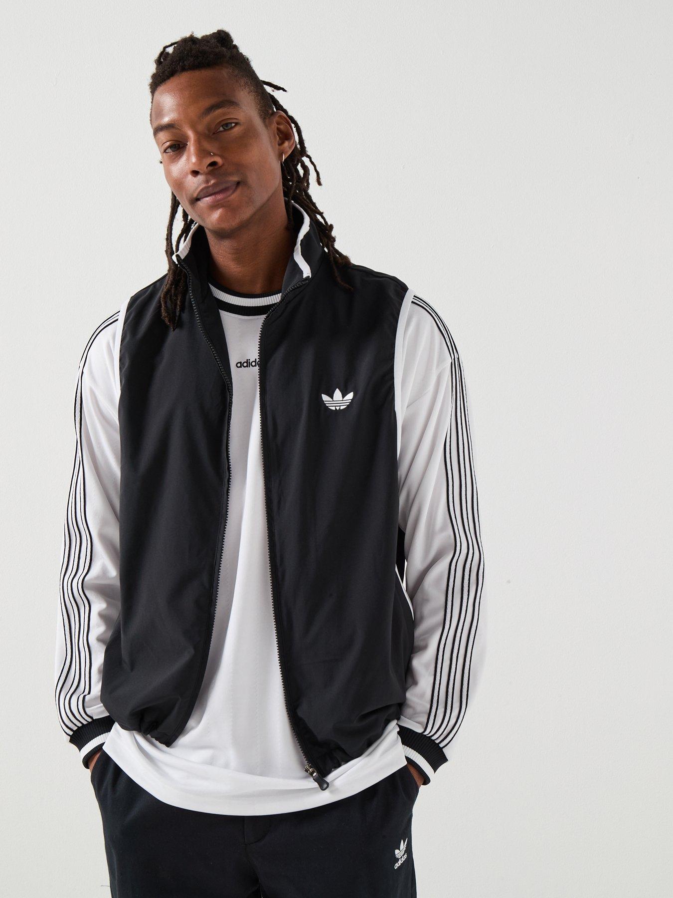  image of adidas-originals-mens-adicolor-vest-black