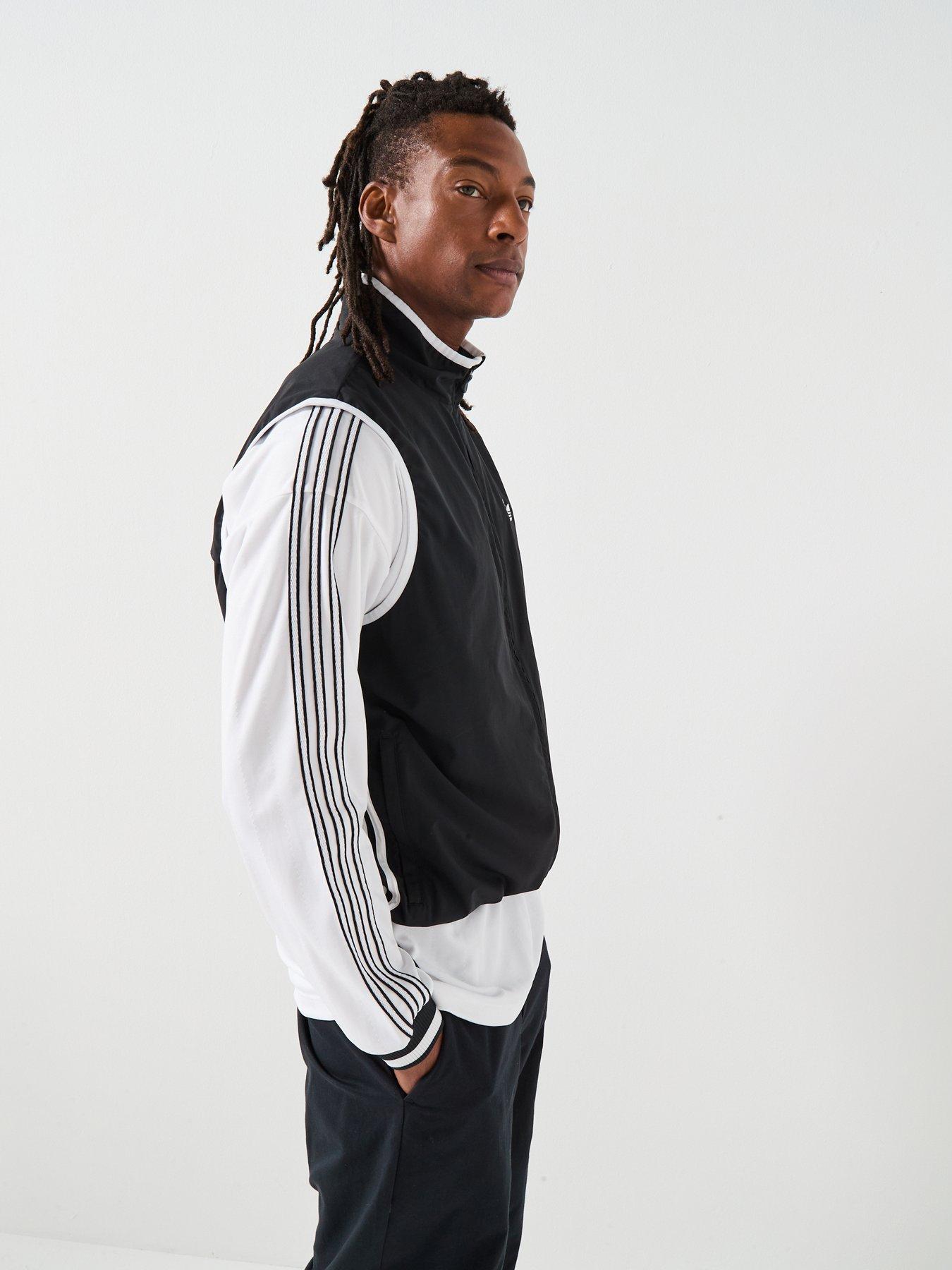  image of adidas-originals-mens-adicolor-vest-black