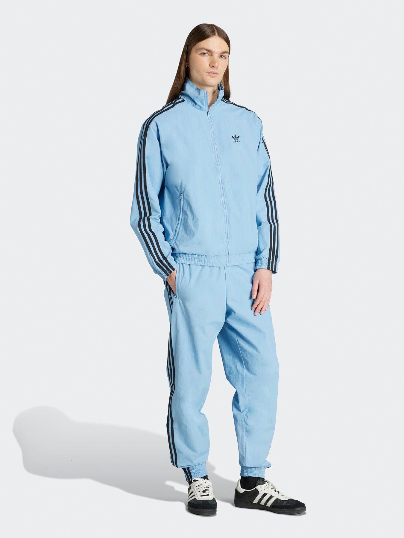 Image 3 of 5 of adidas Originals Men's Firebird Adicolor Woven Trackpants - Blue