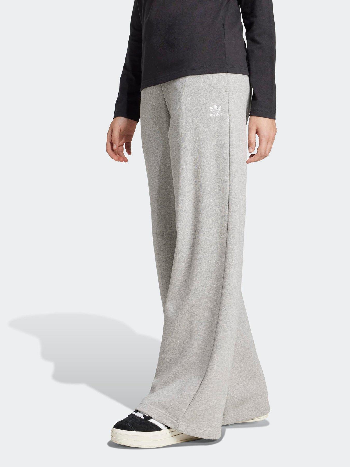 Image 1 of 5 of adidas Originals Women's Essentials Wide Leg Pants - Grey