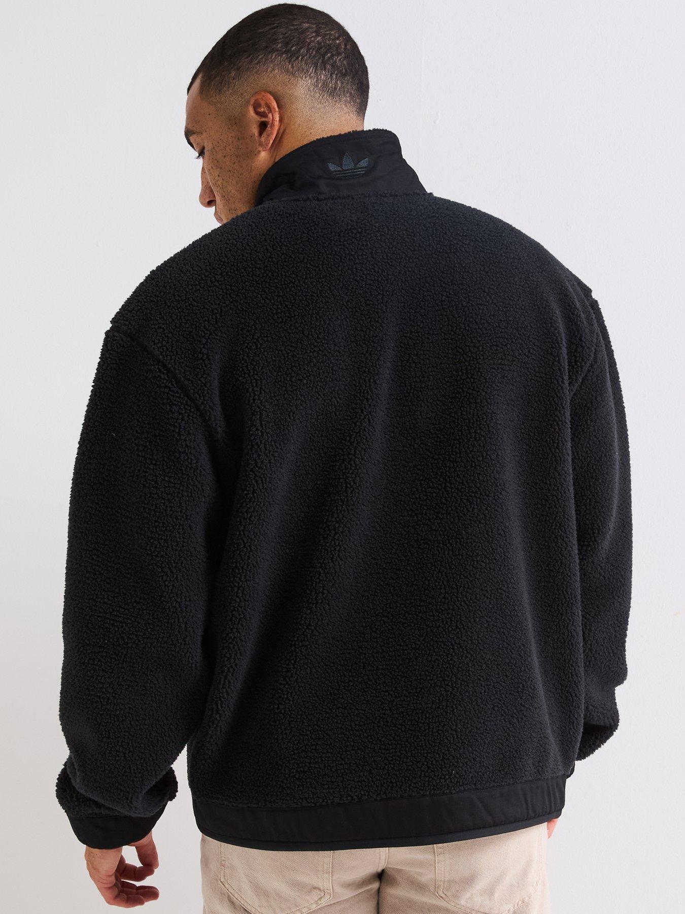 Image 2 of 6 of adidas Originals Men's Premium Essentials Polarfleece Full Zip - Black