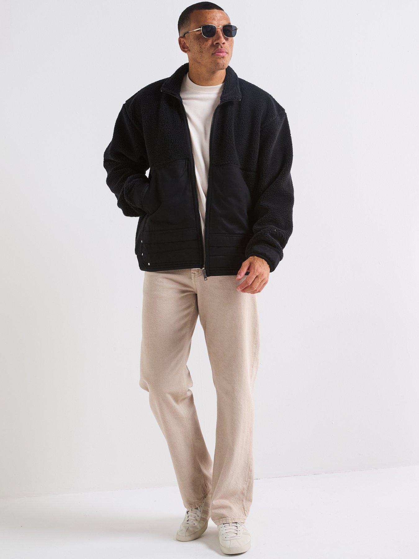 Image 3 of 6 of adidas Originals Men's Premium Essentials Polarfleece Full Zip - Black