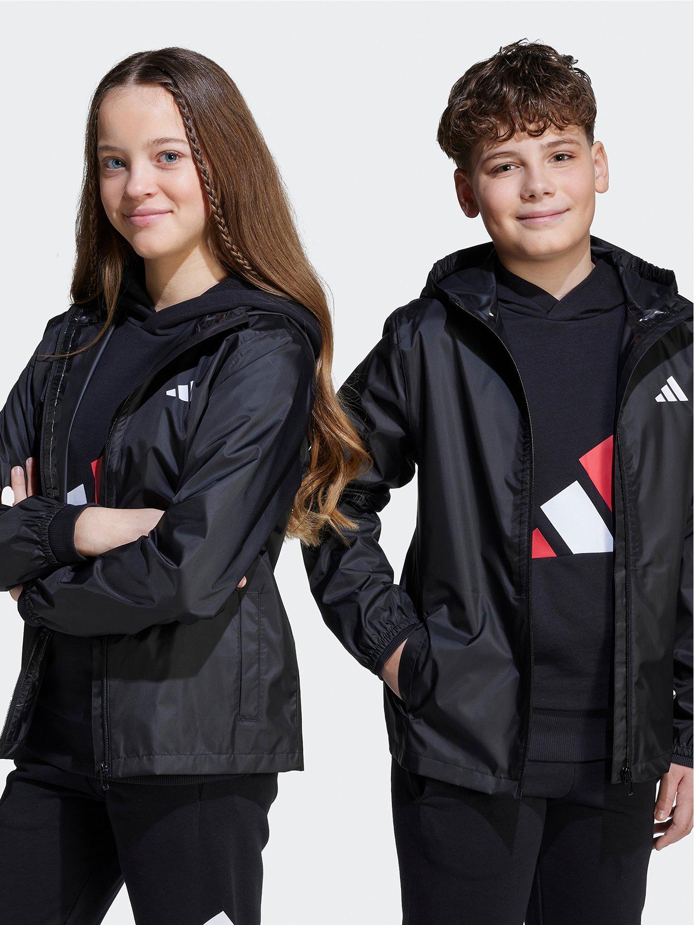 undefined Junior Unisex Windbreaker- Black