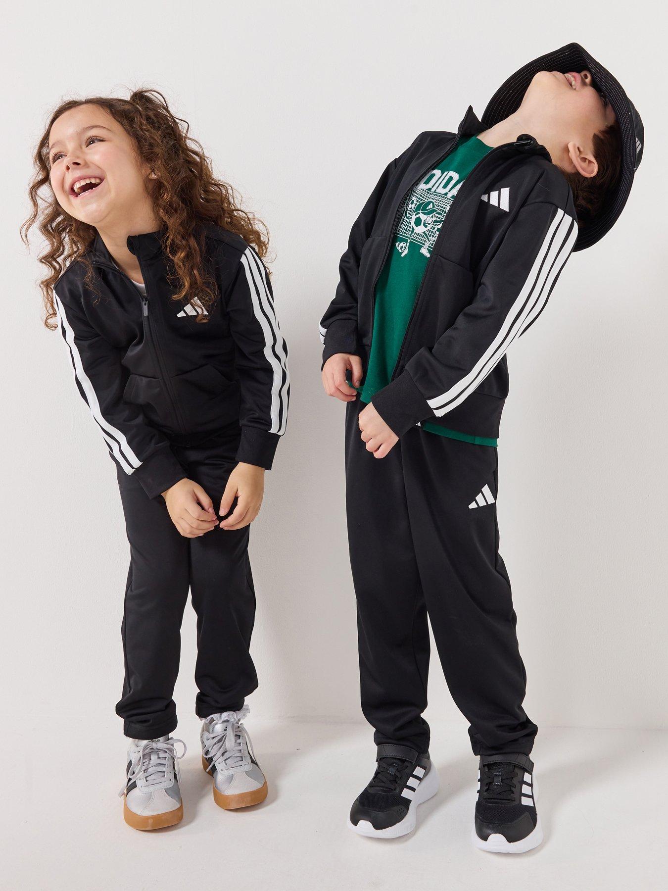 adidas Sportswear Kids Unisex Essentials Climacool Tracksuit - Black