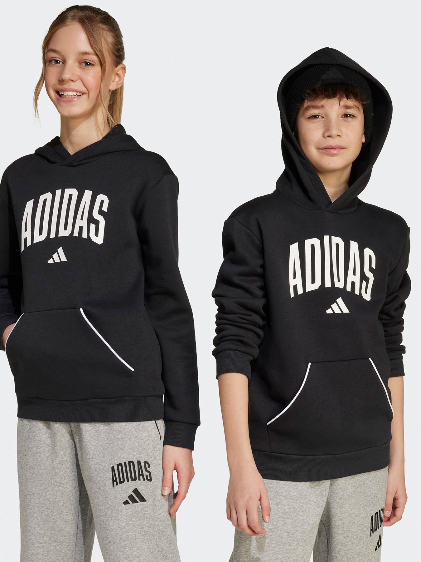 adidas-sportswear-junior-unisex-logo-hoodie-black