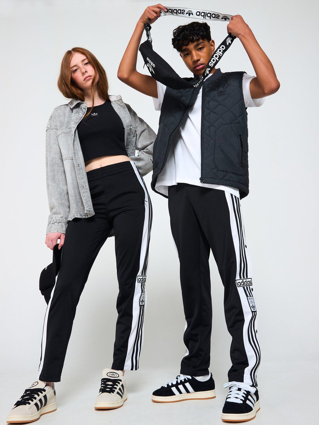 adidas-originals-junior-unisex-adibreak-tracksuit-bottoms-black
