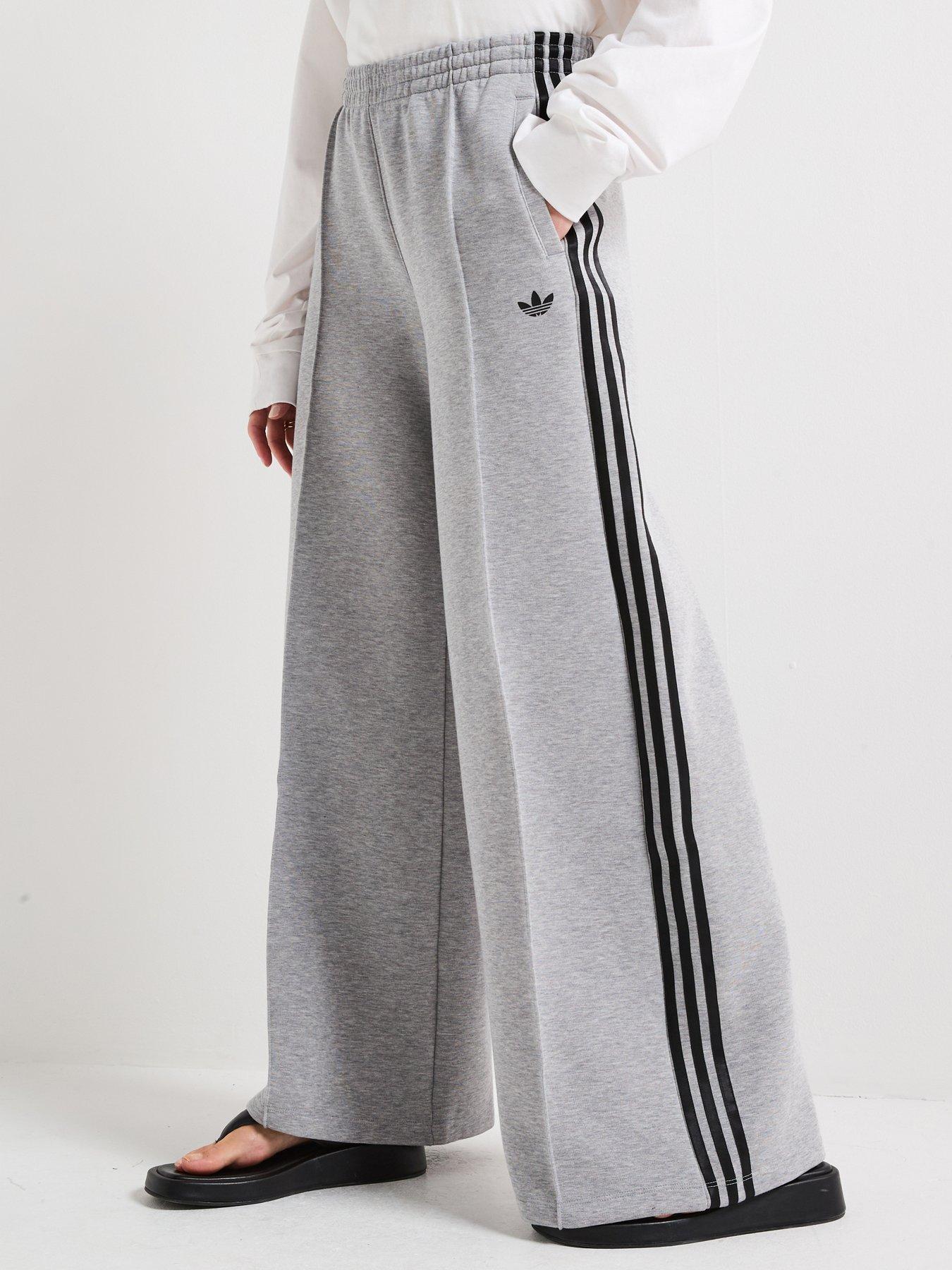 adidas Originals Women's Three Stripe Pants - Grey