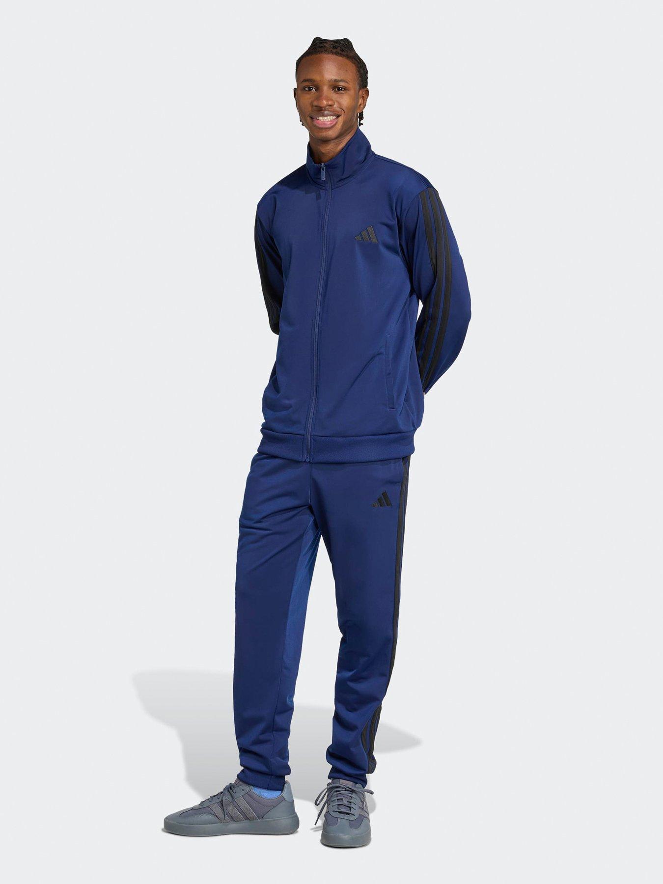 undefined Men's Sportswear Basic 3-stripes Tricot Tracksuit - Blue