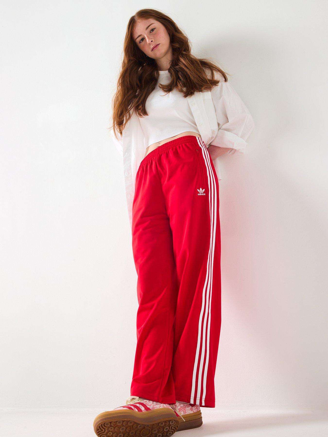undefined Junior Girls Wide Leg Firebird Trousers - Red
