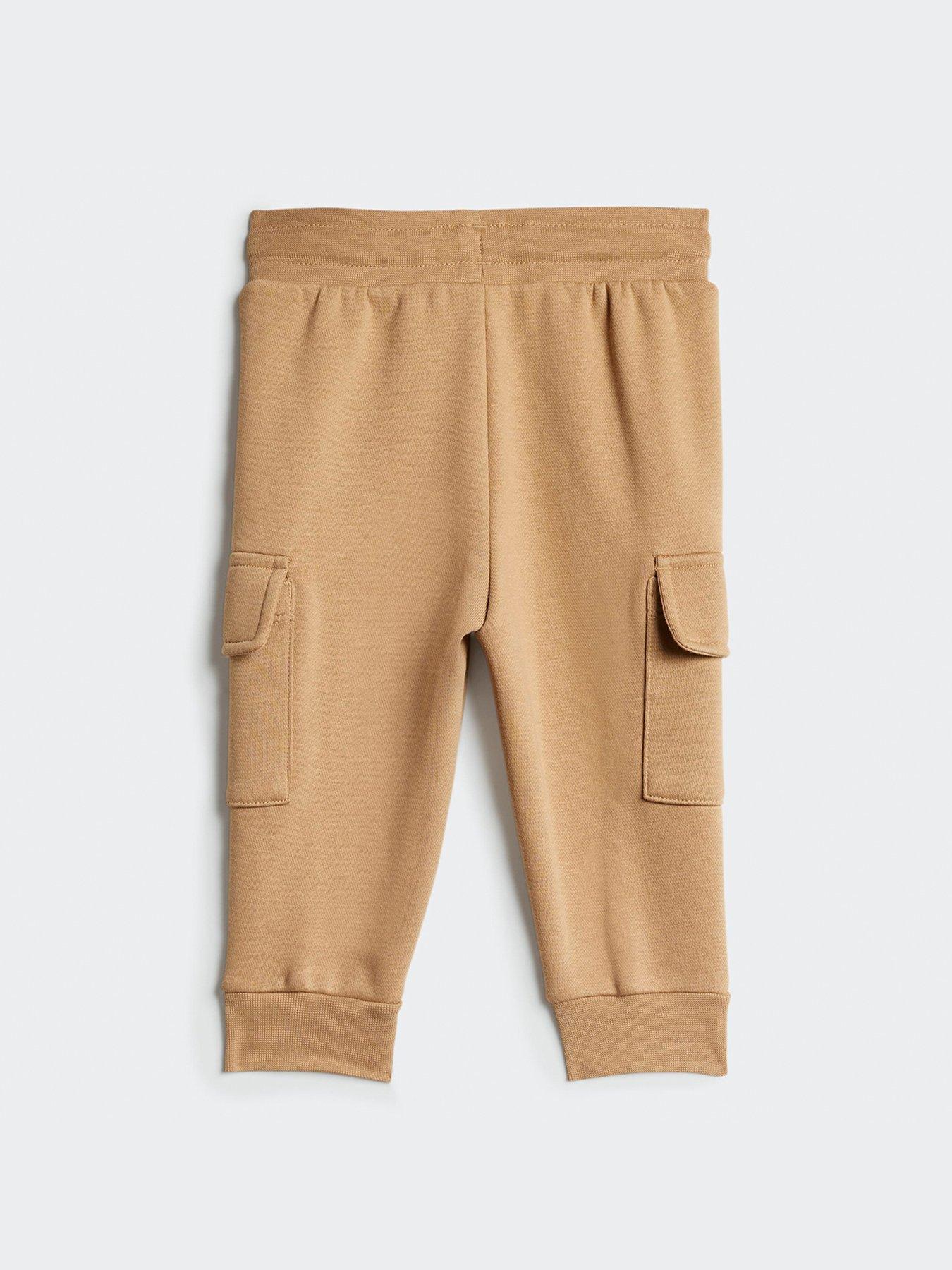 Image 3 of 5 of adidas Originals Infant Unisex Trefoil Essentials Hoodie Cargo Set - Brown