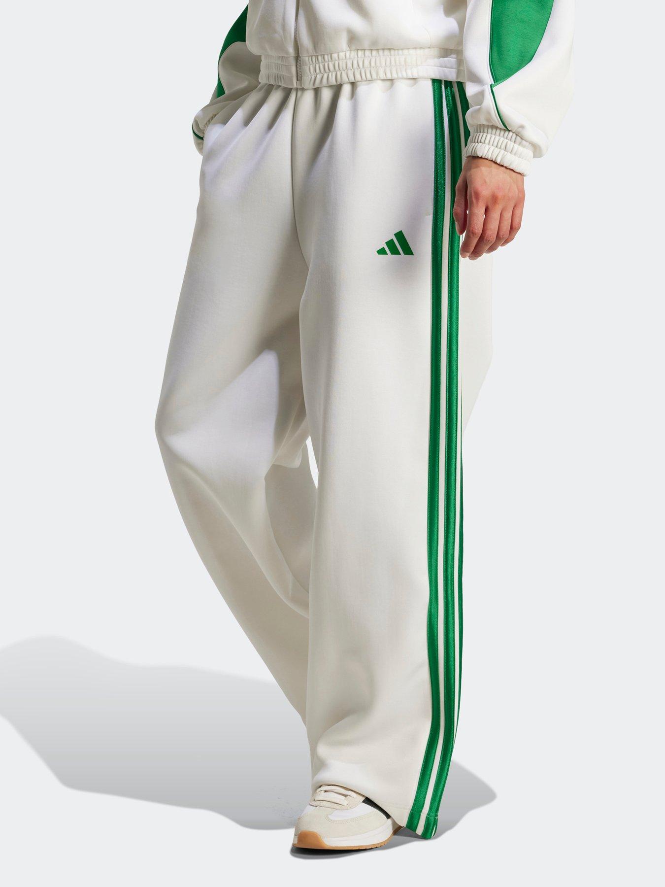 undefined Women's Stadium 3 Stripes Track Pants - White