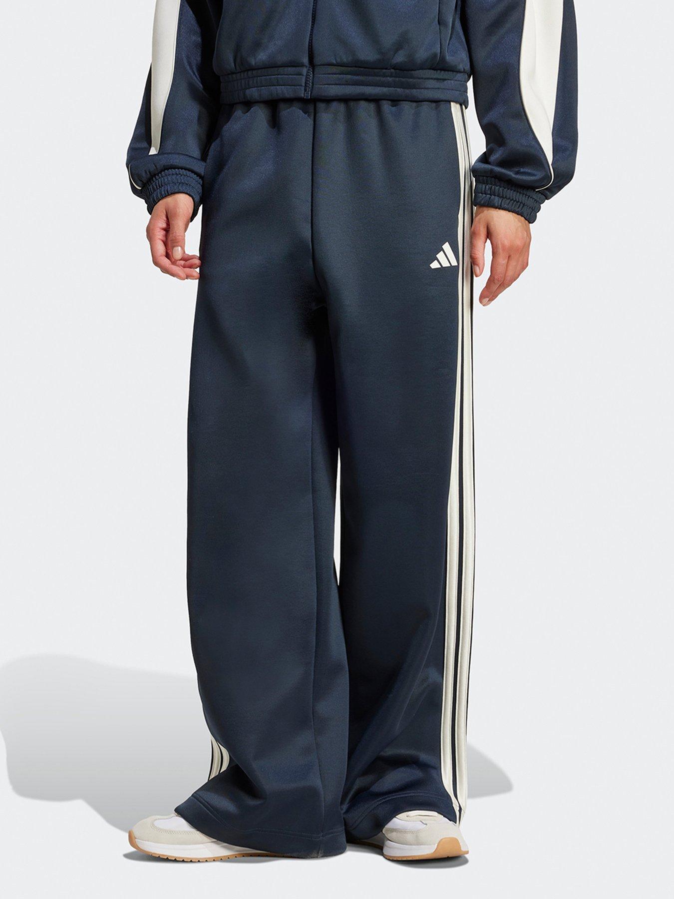 adidas Sportswear Women's Stadium 3 Stripes Tracksuit Pants - Blue