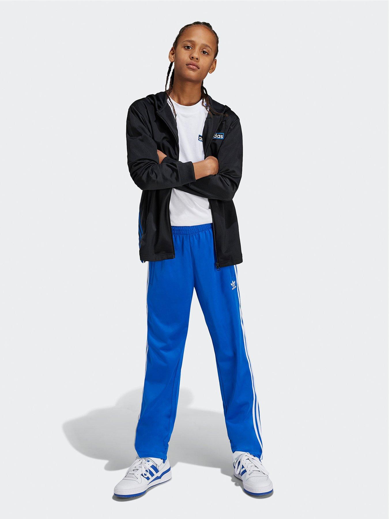 undefined Junior Boys Adicolor Firebird Tracksuit Bottoms  - Blue